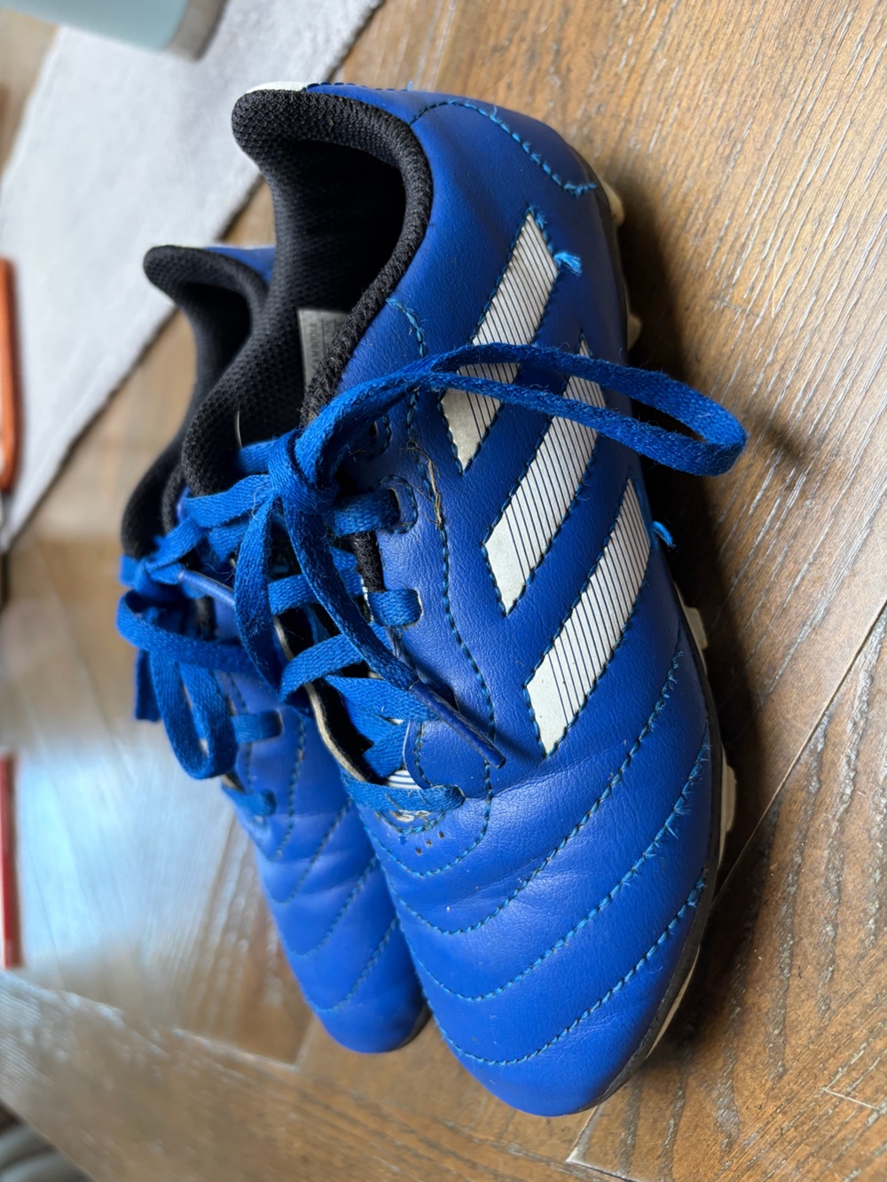 adidas Youth Soccer Cleats Blue Size 1 SGC753002 - Picture 4 of 7